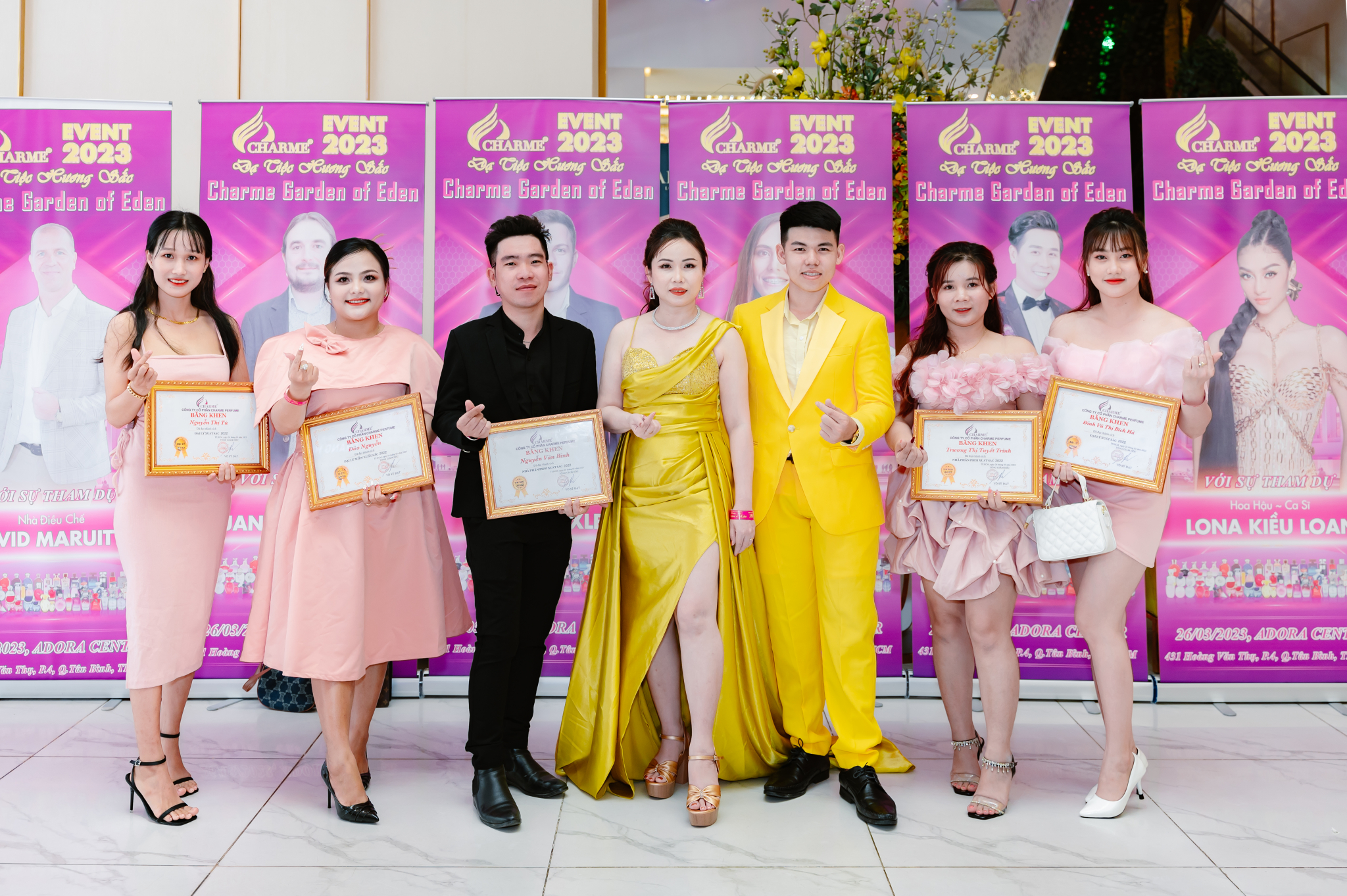 Sự kiện dạ tiệc hương sắc GOOD CHARME