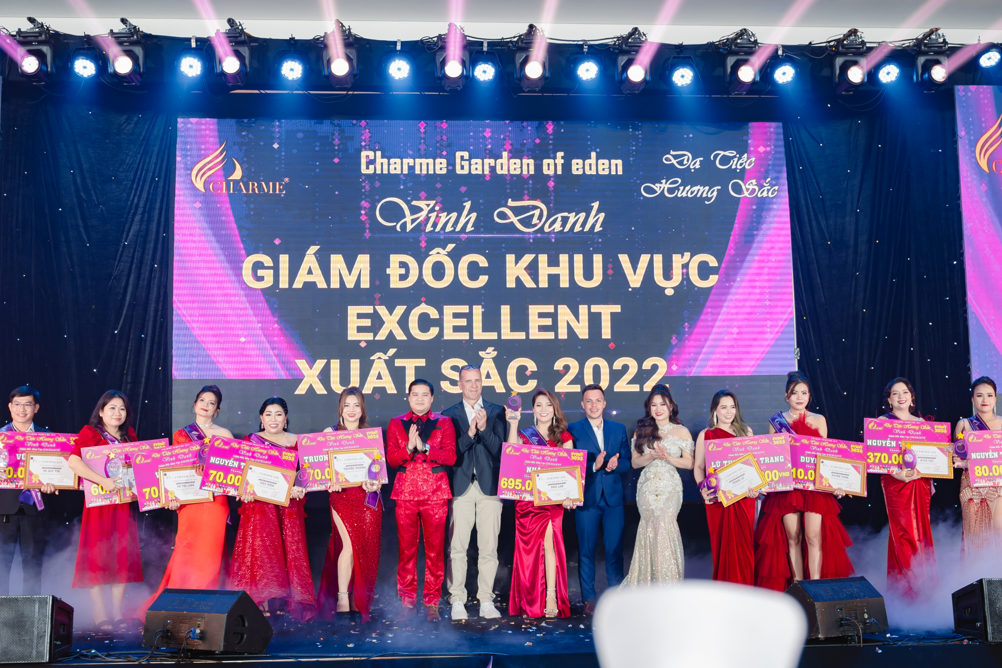 Sự kiện dạ tiệc hương sắc GOOD CHARME